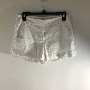 Bebe white shorts